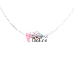 Colier din fir transparent cu pandantiv din zirconiu AS42PRR